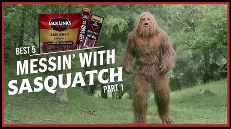 Jack links bigfoot peeing commercial  “Sasquatch” includes interviews with